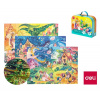 DELI La Princess Legend, puzzle, 544 dielikov, 3 obrázky svietiace v tme, v kufríku s uchom DELI La Princess Legend, puzzle, 544 dielikov, 3 obrázky svietiace v tme, v kufríku s uchom