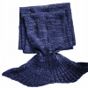 Prikrývka na posteľ - Prikrývka 180 x 80 cm odtiene modrej (Chvost -tvare prikrývka Syrena 80x180 - Navy modrá) Prikrývka na posteľ - Prikrývka 180 x 80 cm odtiene modrej (Chvost -tvare prikrývka Syrena 80x180 - Navy modrá)