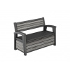 Keter Deco Garden Bench Storm grey 261848 Keter Deco Garden Bench Storm grey 261848