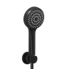 Súprava sprchovej hlavice, držiaka a hadice KLUDI DIVE, čierna, 6885039-00 Súprava sprchovej hlavice, držiaka a hadice KLUDI DIVE, čierna, 6885039-00