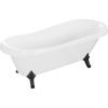 Mexen Retro, voľne stojaca vaňa 170 x 75 cm, biela, čierne nohy, 53251707500-70 Mexen Retro, voľne stojaca vaňa 170 x 75 cm, biela, čierne nohy, 53251707500-70