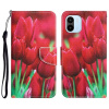 Peňaženkové 3D puzdro DRAWING na Xiaomi Redmi A1 – Tulipány Peňaženkové 3D puzdro DRAWING na Xiaomi Redmi A1 – Tulipány