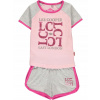 Detská košeľa - Shorts Lee Cooper 140 White, Ecru, Pink, Silver (Lee Cooper sada blúzových šortiek šortky 140) Detská košeľa - Shorts Lee Cooper 140 White, Ecru, Pink, Silver (Lee Cooper sada blúzových šortiek šortky 140)