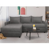 Univerzálna rohová sedacia súprava Brest, stredne šedá látka Univerzálna rohová sedacia súprava Brest, stredne šedá látka