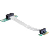 Delock Riser card PCI Express x1 s flexibilným káblom, vkladanie vľavo Delock Riser card PCI Express x1 s flexibilným káblom, vkladanie vľavo