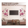Nálepka na stenu - ružové kvety Nálepka na stenu - ružové kvety