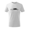 EKG obytňák - Tričko detské bavlnené - 158 cm/12 rokov ( Biela ) EKG obytňák - Tričko detské bavlnené - 158 cm/12 rokov ( Biela )