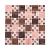 Sklenená mozaika XCM 8575 30,5x32,5 cm hnedá/červená Sklenená mozaika XCM 8575 30,5x32,5 cm hnedá/červená