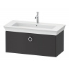 DURAVIT White Tulip závesná skrinka pod umývadlo, 1 zásuvka, 984 x 458 x 410 mm, grafit matný, WT425205858 DURAVIT White Tulip závesná skrinka pod umývadlo, 1 zásuvka, 984 x 458 x 410 mm, grafit matný, WT425205858