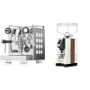 Rocket Espresso Appartamento, white + Eureka Mignon Specialita, WD white, walnut Rocket Espresso Appartamento, white + Eureka Mignon Specialita, WD white, walnut