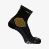 Salomon - Ponožky NSO LONG RUN 2 DX+SX Black / Gold veľkosť M Salomon - Ponožky NSO LONG RUN 2 DX+SX Black / Gold veľkosť M