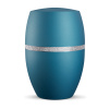 Ekologická urna Glamour Silver - Tyrkysová Ekologická urna Glamour Silver - Tyrkysová