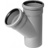 OSMA HT PLUS HTEA odpadový kohút DN125/125, 45°, PP, sivý, 116200 OSMA HT PLUS HTEA odpadový kohút DN125/125, 45°, PP, sivý, 116200