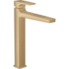 HANSGROHE Metropol páková batéria pre umývadlové misy, s odtokovou súpravou Push-Open, plná páka, výška výtoku 259 mm, kartáčovaný bronz, 32512140 HANSGROHE Metropol páková batéria pre umývadlové misy, s odtokovou súpravou Push-Open, plná páka, výška výtoku 259 mm, kartáčovaný bronz, 32512140