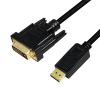 Prepojovací kábel LogiLink DisplayPort - DVI CV0131, 2 m (Kábel DisplayPort 1.2 na DVI 2 m čierny) Prepojovací kábel LogiLink DisplayPort - DVI CV0131, 2 m (Kábel DisplayPort 1.2 na DVI 2 m čierny)
