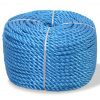 vidaXL Pletené lano polypropylénové 8 mm 500 m modré vidaXL Pletené lano polypropylénové 8 mm 500 m modré