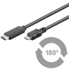 PremiumCord Kabel USB 3.1 konektor C/male - USB 2.0 konektor Micro-B/male, 1m PremiumCord Kabel USB 3.1 konektor C/male - USB 2.0 konektor Micro-B/male, 1m
