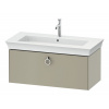 DURAVIT White Tulip závesná skrinka pod umývadlo, 1 zásuvka, 984 x 458 x 410 mm, taupe matná, WT425206060 DURAVIT White Tulip závesná skrinka pod umývadlo, 1 zásuvka, 984 x 458 x 410 mm, taupe matná, WT425206060