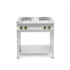 4-platňový elektrický sporák Kitchen Line na otvorenom podstavci, HENDI, Kitchen Line, 400V/10400W, 800x700x(H)900mm 4-platňový elektrický sporák Kitchen Line na otvorenom podstavci, HENDI, Kitchen Line, 400V/10400W, 800x700x(H)900mm