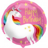 Růžička Balónik fóliový Happy Birthday Jednorožec 45 cm Růžička Balónik fóliový Happy Birthday Jednorožec 45 cm