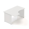 Lenza Ergonomický stôl Visio 140 x 100 cm, ľavý, biela Lenza Ergonomický stôl Visio 140 x 100 cm, ľavý, biela
