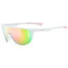 Detské okuliare UVEX Sportstyle 515 white matt/mirror pink S3 Detské okuliare UVEX Sportstyle 515 white matt/mirror pink S3