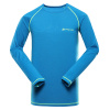 ALPINE PRO MEREN Modrá/Tyrkysovo modrá PÁNSKE TRIČKO Z MERINO VLNY L-G ALPINE PRO MEREN Modrá/Tyrkysovo modrá PÁNSKE TRIČKO Z MERINO VLNY L-G