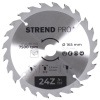 Kotúč Strend Pro TCT 165x2.2x20/16 mm 24T, na drevo, pílový, SK plátky Kotúč Strend Pro TCT 165x2.2x20/16 mm 24T, na drevo, pílový, SK plátky