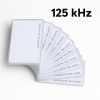 RFID bezkontaktné karty 125kHz UNIQUE EM4100, 100 ks, pre kontrolu prístupu RFID bezkontaktné karty 125kHz UNIQUE EM4100, 100 ks, pre kontrolu prístupu