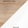 ArtCross PC stolík MAXIMUS| MXS-03 Farba: Dub sonoma svetlý / biely lesk ArtCross PC stolík MAXIMUS| MXS-03 Farba: Dub sonoma svetlý / biely lesk