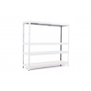 Policový regál Trestles RH 1500x1400x450, nosnosť 1200 kg, 4 police Farba: biela, Typ police: biela HDF 5 mm Policový regál Trestles RH 1500x1400x450, nosnosť 1200 kg, 4 police Farba: biela, Typ police: biela HDF 5 mm