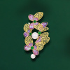 Éternelle Luxusní brož s fialovými motýly Yvette B7401-XR16464(1) Fialová Éternelle Luxusní brož s fialovými motýly Yvette B7401-XR16464(1) Fialová