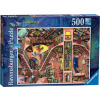 RAVENSBURGER Puzzle Absurdná knižnica 500 dielikov RAVENSBURGER Puzzle Absurdná knižnica 500 dielikov
