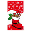 Mikulášske vrecko PP 20x37 cm - Mikulášska čižma Mikulášske vrecko PP 20x37 cm - Mikulášska čižma