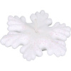 Vianočná sviečka vločka plávajúca Ø7 cm 4 ks biela Vianočná sviečka vločka plávajúca Ø7 cm 4 ks biela