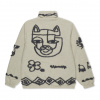 RIPNDIP bunda Blonded Reversible Jacket - Sand/Charcoal Veľkosť: L RIPNDIP bunda Blonded Reversible Jacket - Sand/Charcoal Veľkosť: L