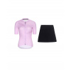 RIVANELLE krátky dres a sukňa - CRYSTELLE - čierna/ružová RIVANELLE krátky dres a sukňa - CRYSTELLE - čierna/ružová