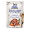 Brit Care Cat Fillets in Jelly Steril Duck&Turkey 85g Brit Care Cat Fillets in Jelly Steril Duck&Turkey 85g
