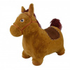 Teddies Hopsajúci kôň plyšový hnedý 23cm vysoké sedlo s batériou a zvukom v krabici 35x22x13cm 12m+ Teddies Hopsajúci kôň plyšový hnedý 23cm vysoké sedlo s batériou a zvukom v krabici 35x22x13cm 12m+