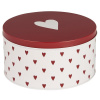 Ib Laursen Plechová dóza s viečkom s motívom srdca P.16,8 cm Ib Laursen Plechová dóza s viečkom s motívom srdca P.16,8 cm