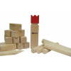 Záhradná hra Kubb Original Red King (1 x kráľ veľkosti 30x7x7cm, 10x Kubb kusy rozmer 15x6cm, 6x palice na hádzanie a 4x rohové palice, prenosná taška) Záhradná hra Kubb Original Red King (1 x kráľ veľkosti 30x7x7cm, 10x Kubb kusy rozmer 15x6cm, 6x palice na hádzanie a 4x rohové palice, prenosná taška)