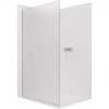 CERANO - Sprchová zástena Walk-in Crystal Ľ/P - 8 mm - bezvzperový systém - chróm, mliečne sklo - 120x200 cm CERANO - Sprchová zástena Walk-in Crystal Ľ/P - 8 mm - bezvzperový systém - chróm, mliečne sklo - 120x200 cm