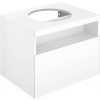 Keuco Stageline Umývadlová skrinka, 65x55x49 cm, s výrezom na umývadlo, s osvetlením a USB, biela 32853300100 Keuco Stageline Umývadlová skrinka, 65x55x49 cm, s výrezom na umývadlo, s osvetlením a USB, biela 32853300100