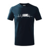EKG obytňák - Tričko detské bavlnené - 158 cm/12 rokov ( Tmavomodrá (takmer čierna) ) EKG obytňák - Tričko detské bavlnené - 158 cm/12 rokov ( Tmavomodrá (takmer čierna) )