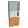 Policová skriňa Strong, 80x192x40 cm, jelša/sivá Policová skriňa Strong, 80x192x40 cm, jelša/sivá