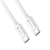AppleMix Synchronizačný a nabíjací kábel FORCELL USB-C / USB-C - 50 cm - biely AppleMix Synchronizačný a nabíjací kábel FORCELL USB-C / USB-C - 50 cm - biely