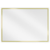 Mexen Loft obdĺžnikové kúpeľňové zrkadlo 70 x 50 cm, zlatý rám - 9852-070-050-000-50 Mexen Loft obdĺžnikové kúpeľňové zrkadlo 70 x 50 cm, zlatý rám - 9852-070-050-000-50