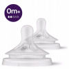 Avent Philips cumlík Natural Response 1 prvý prietok 2 ks transparentni Avent Philips cumlík Natural Response 1 prvý prietok 2 ks transparentni
