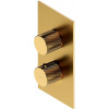 Omnires Contour vaňová/sprchová batéria podomietková s termostatom zlatá CT8036GLB Omnires Contour vaňová/sprchová batéria podomietková s termostatom zlatá CT8036GLB