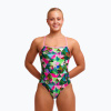 Dámske jednodielne plavky Funkita Single Strap One piece sub lime Dámske jednodielne plavky Funkita Single Strap One piece sub lime